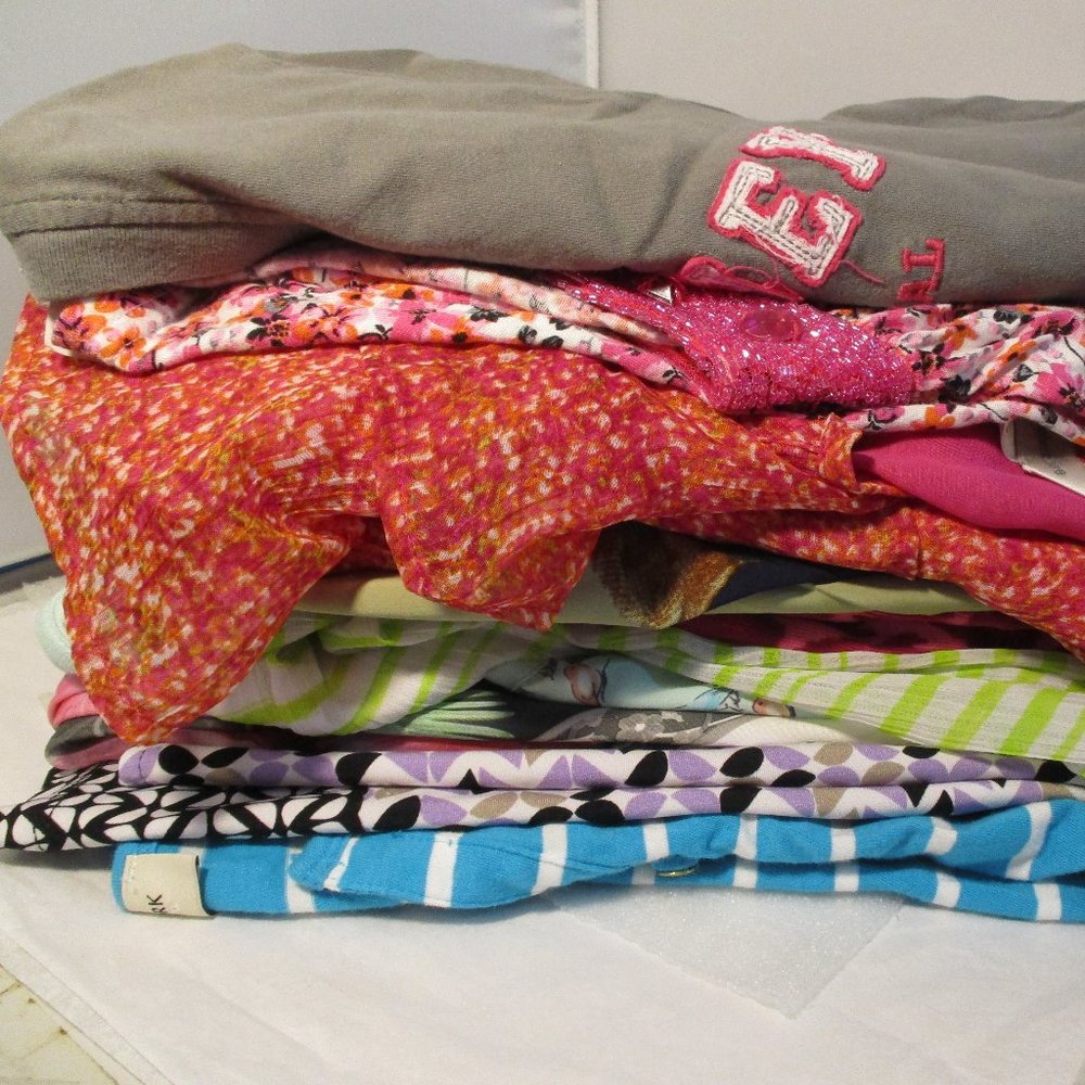 Mixed Bundle Lot Group  Box of  10 Ladies Tops Blouses Shirts